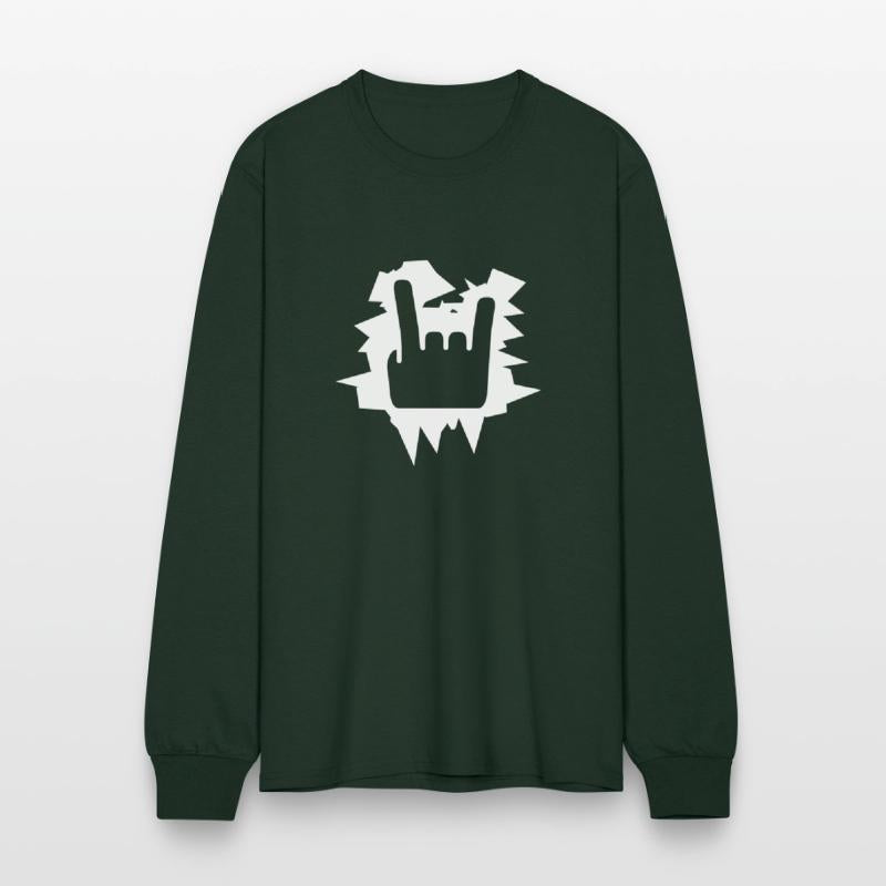 Heavy Metal Fun Hard Rock Music Horns Hand Gesture