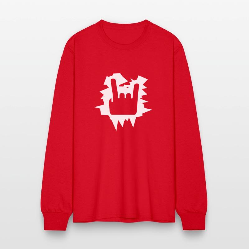 Heavy Metal Fun Hard Rock Music Horns Hand Gesture