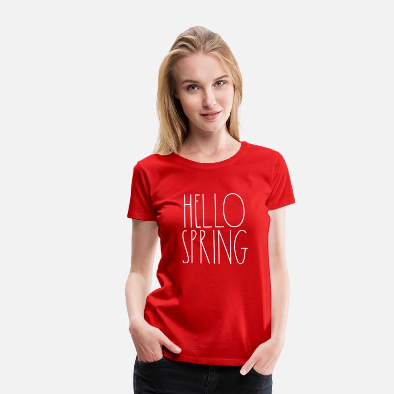 Hello Spring White Rae Dunn Inspired Minimalist
