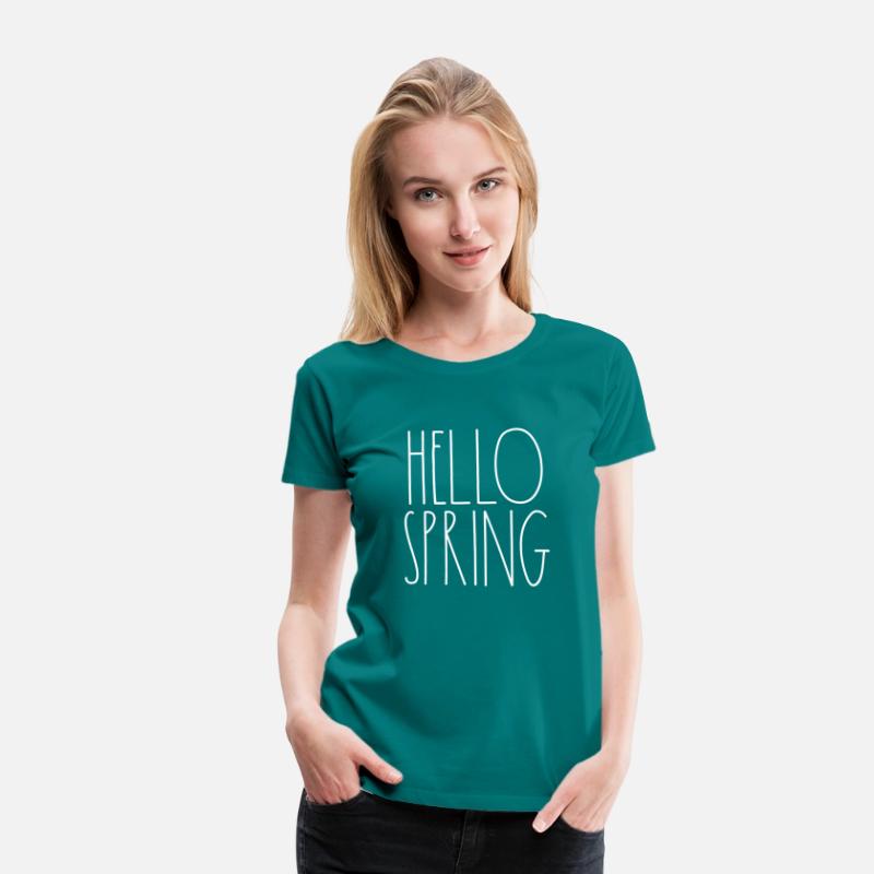 Hello Spring White Rae Dunn Inspired Minimalist