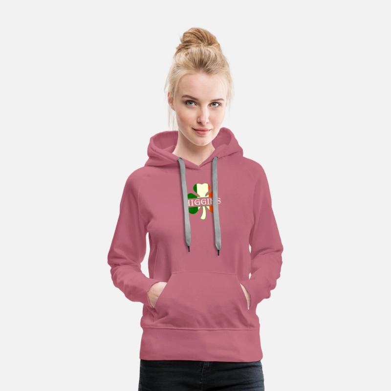 Higgins Irish Surname Ireland Flag Shamrock