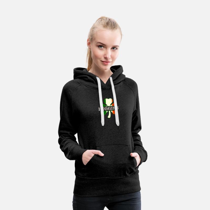 Higgins Irish Surname Ireland Flag Shamrock