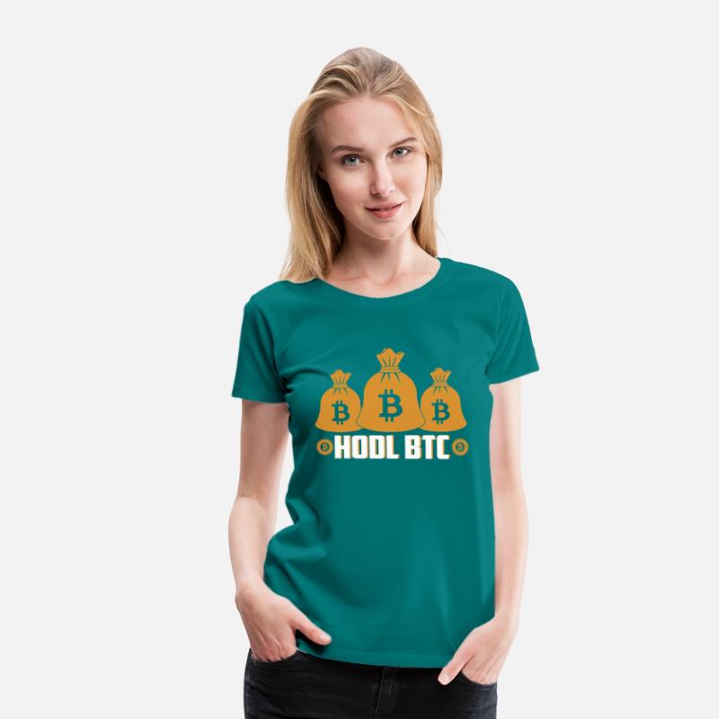 HODL BTC Gold Bags Shirt - Bitcoin Maxi Tee