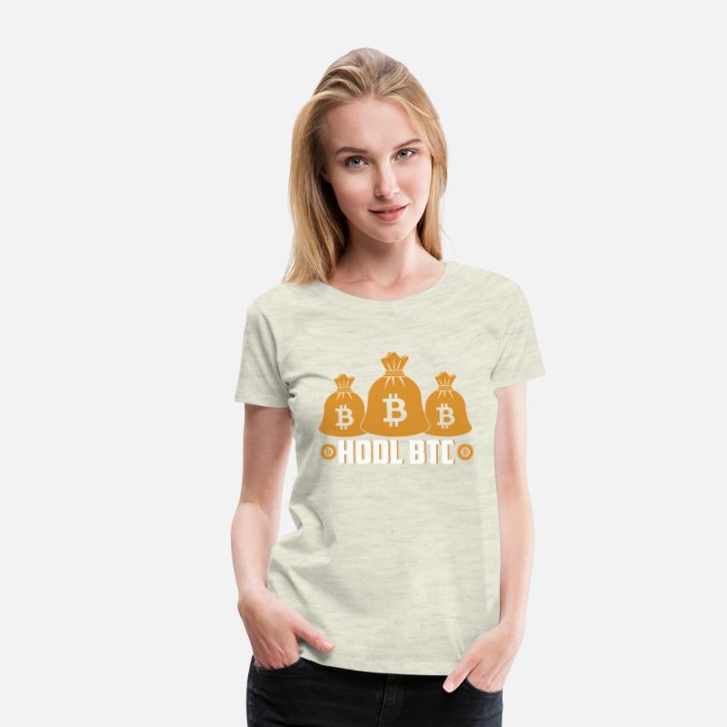 HODL BTC Gold Bags Shirt - Bitcoin Maxi Tee