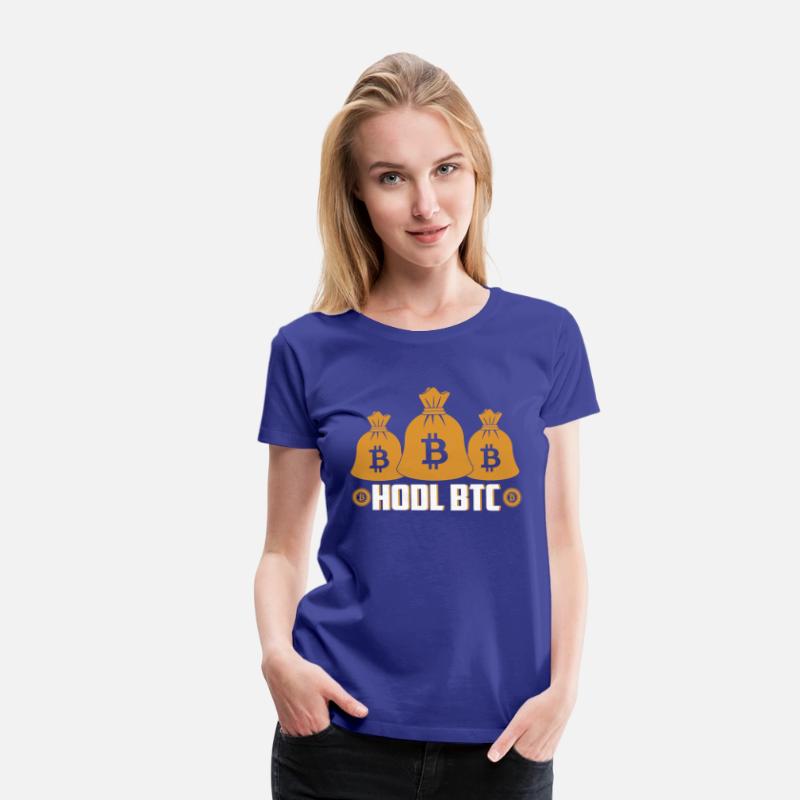 HODL BTC Gold Bags Shirt - Bitcoin Maxi Tee