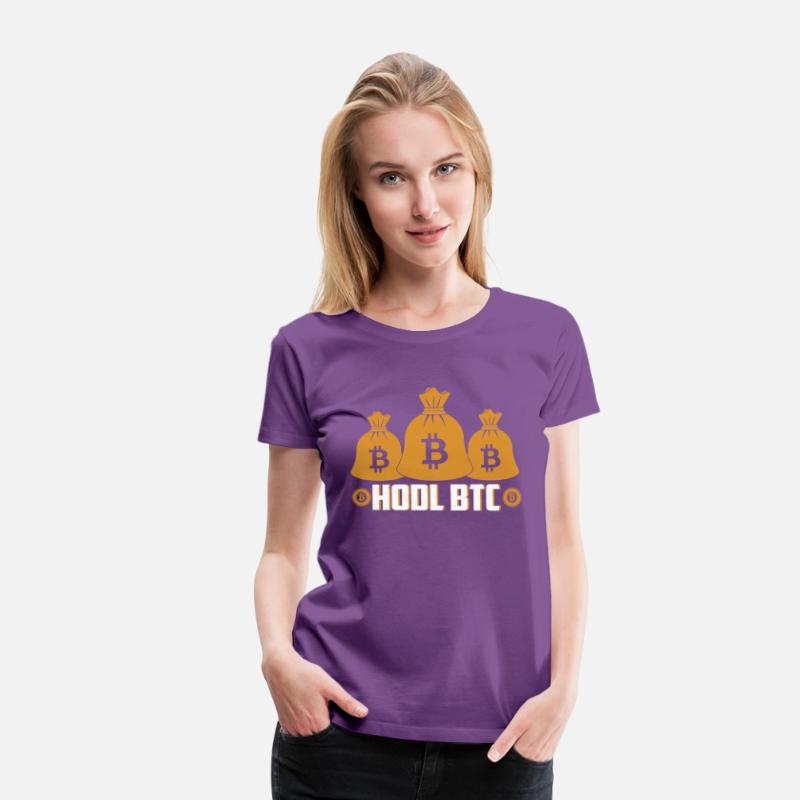 HODL BTC Gold Bags Shirt - Bitcoin Maxi Tee