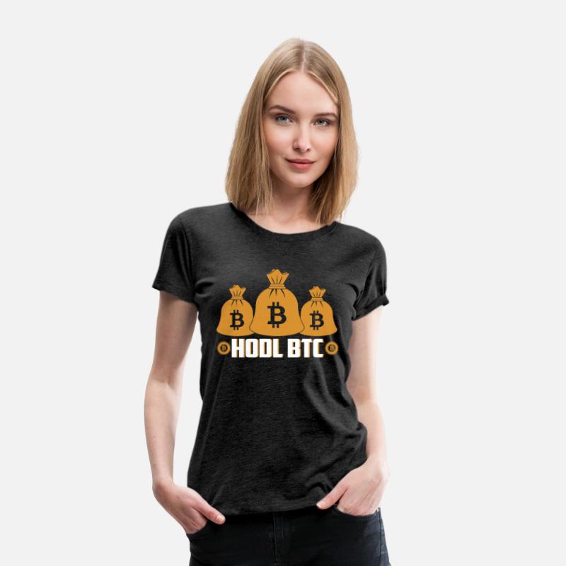 HODL BTC Gold Bags Shirt - Bitcoin Maxi Tee