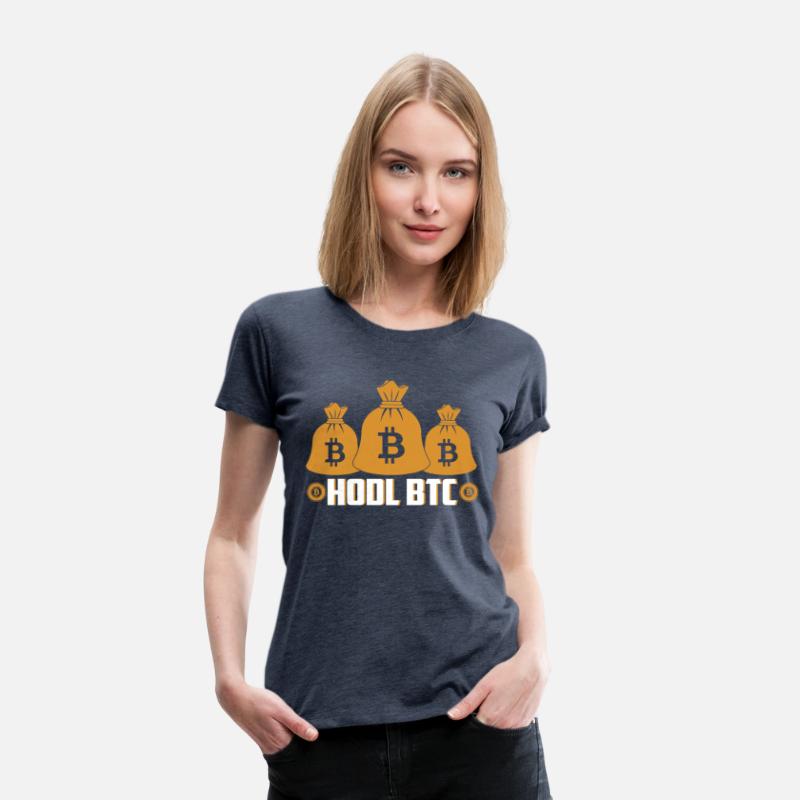 HODL BTC Gold Bags Shirt - Bitcoin Maxi Tee