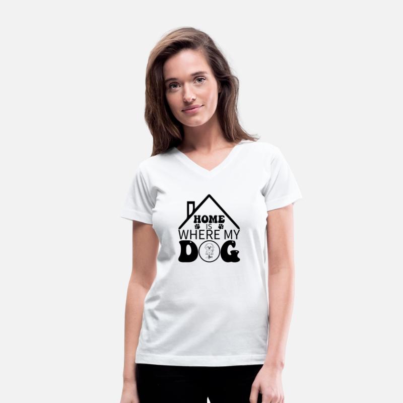 Home is Where My Dog Are T Shirt Desing