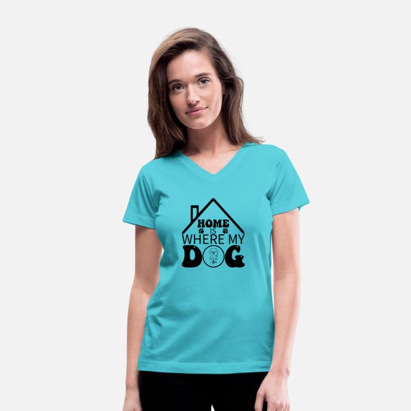 Home is Where My Dog Are T Shirt Desing