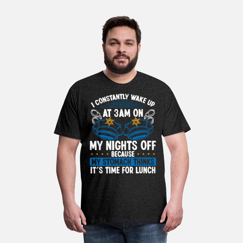 Humor Night Shift POlice Officer Funny Policeman