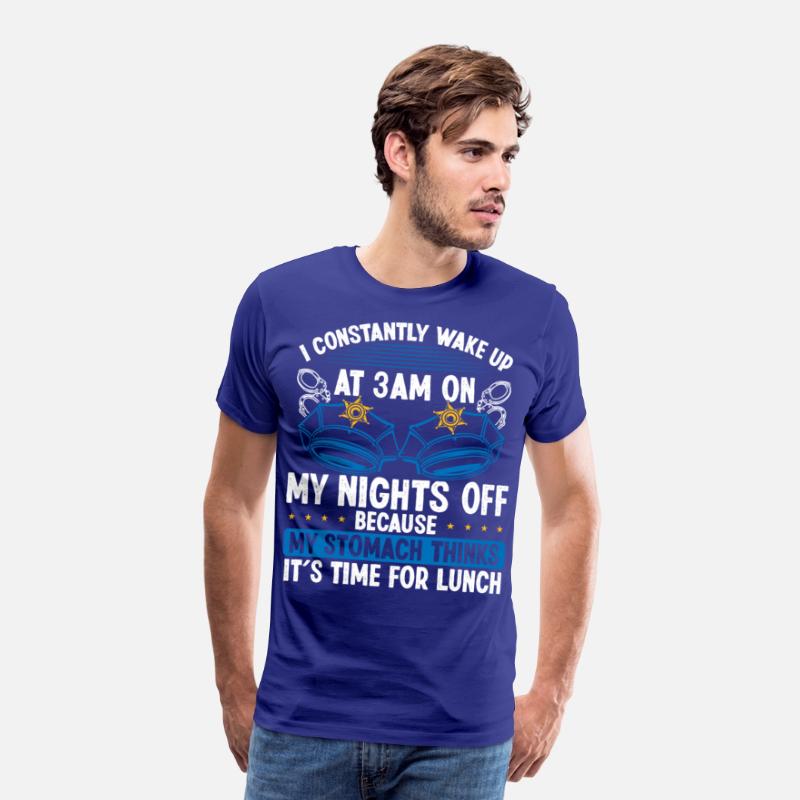 Humor Night Shift POlice Officer Funny Policeman