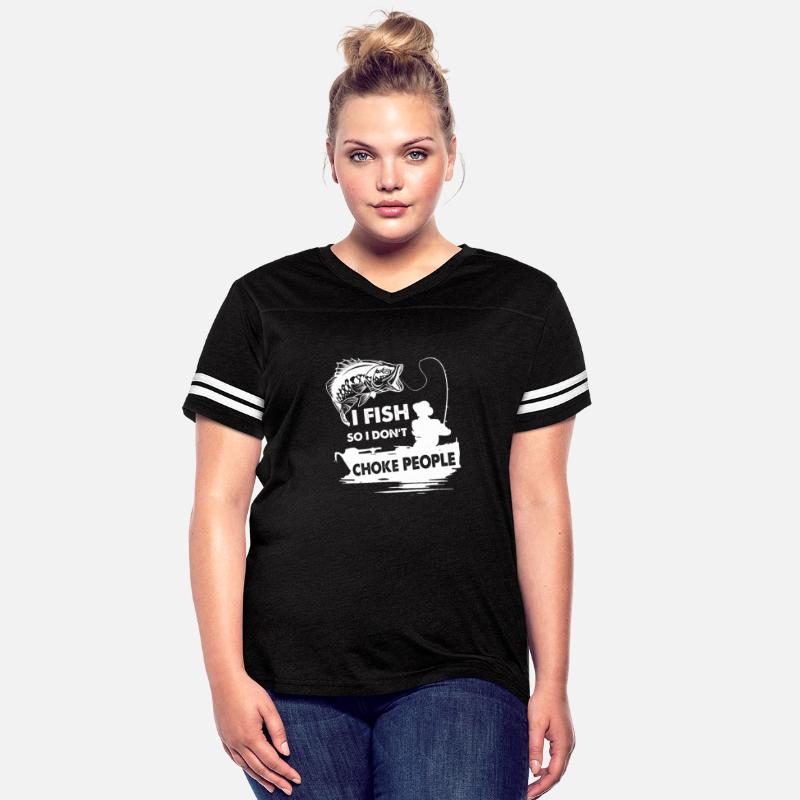 I fish so do choke hook shirt