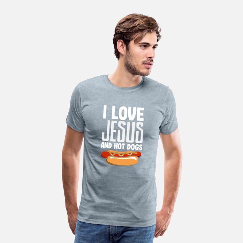 I Love Jesus And Hot Dogs Fun Design