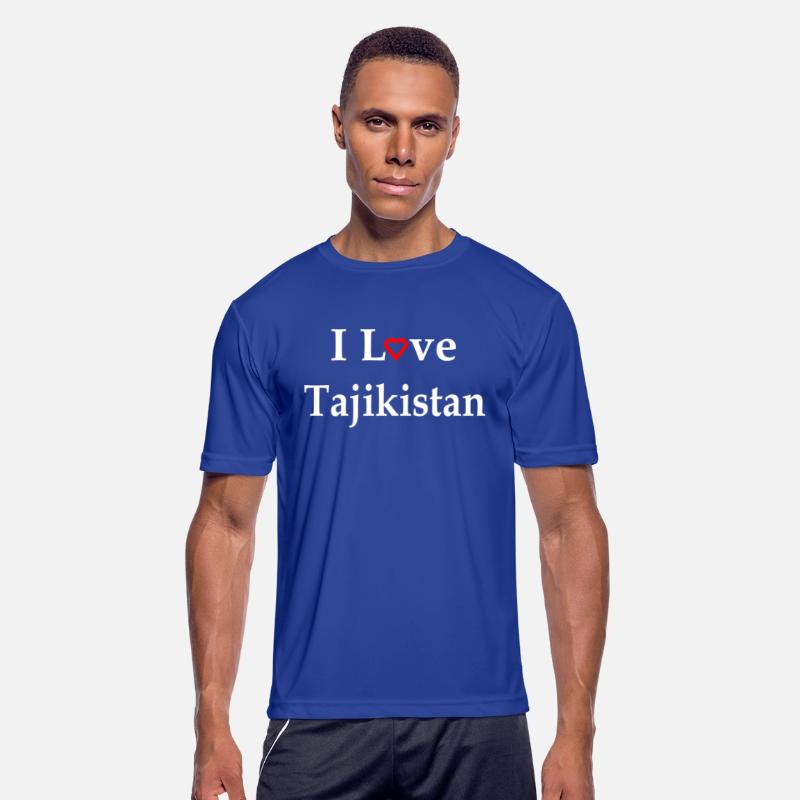 I Love Tajikistan Red Heart text w