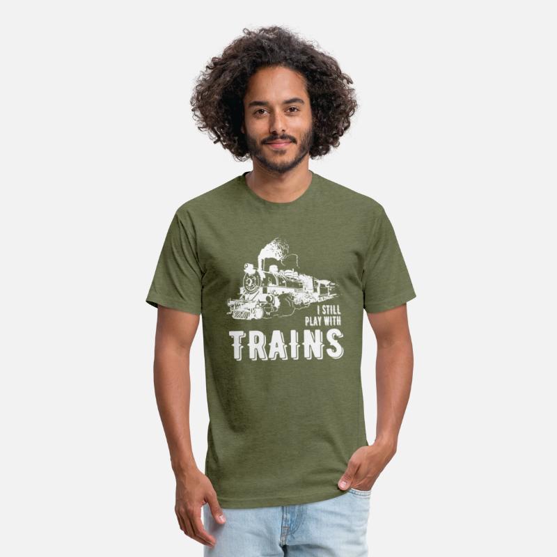 I Still Play With Trains Tshirt Design Travel