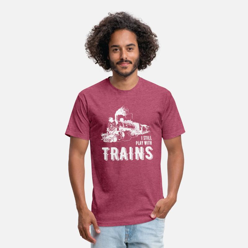 I Still Play With Trains Tshirt Design Travel