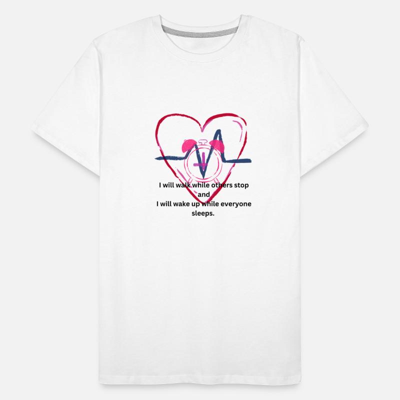 I will walk while others stop, and I will wake up