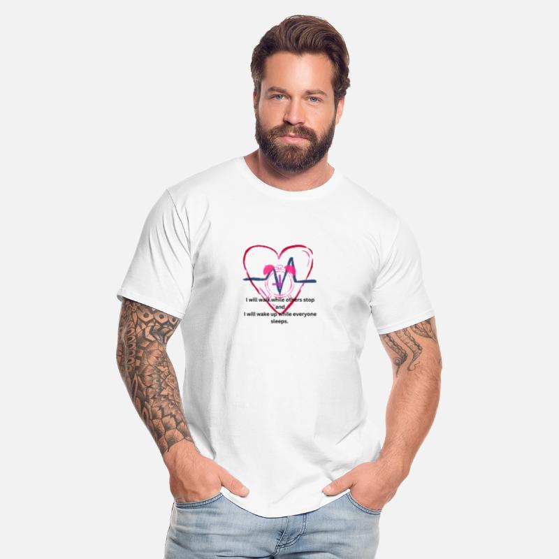 I will walk while others stop, and I will wake up