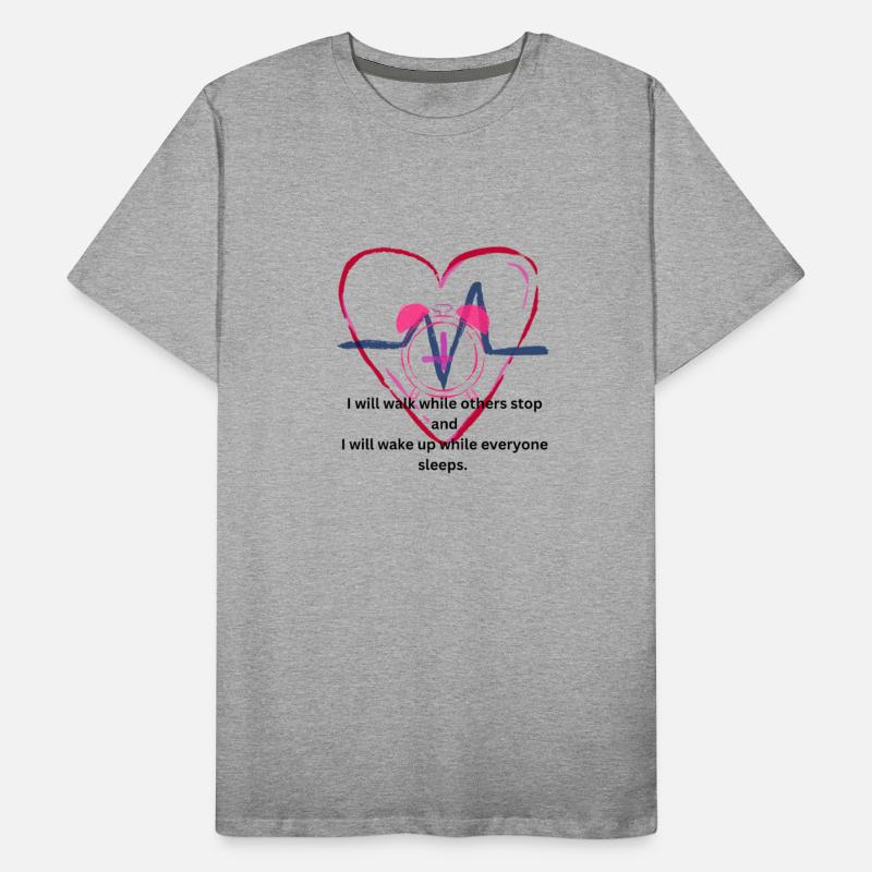 I will walk while others stop, and I will wake up