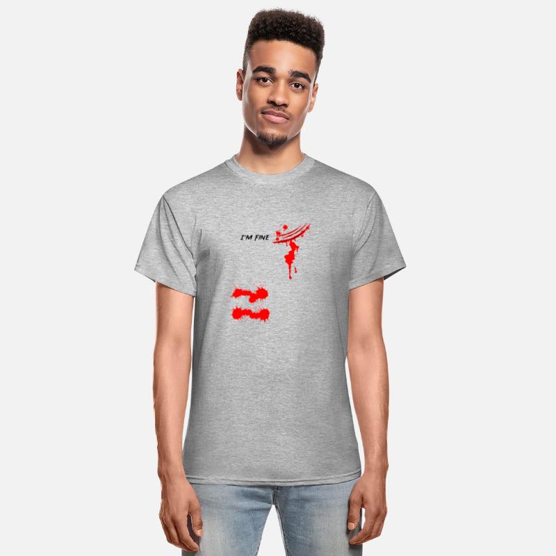 I'm Fine Bloody Hand Bloodstained Blood Splatter