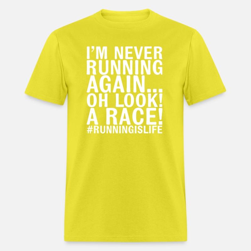 I'm Never Running Again… Oh Look! A Race!
