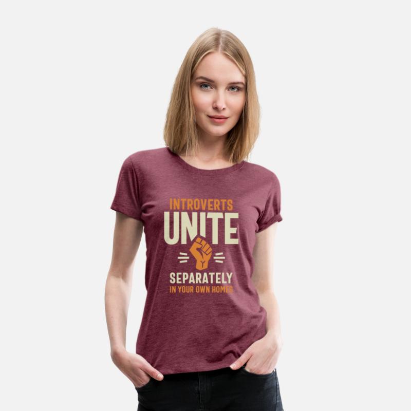 Introverts Unite Separately Funny Quote