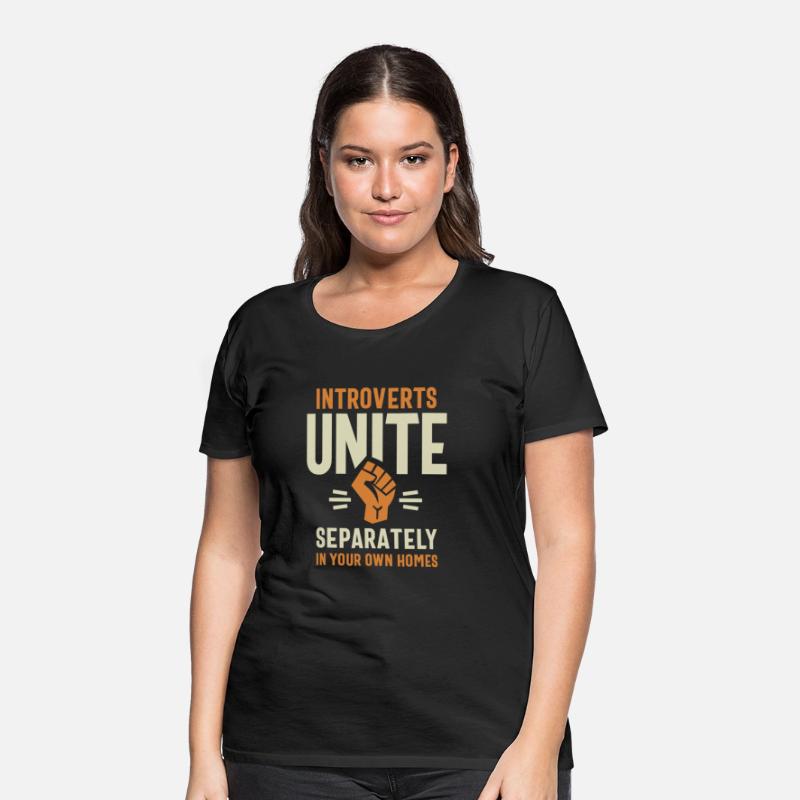 Introverts Unite Separately Funny Quote