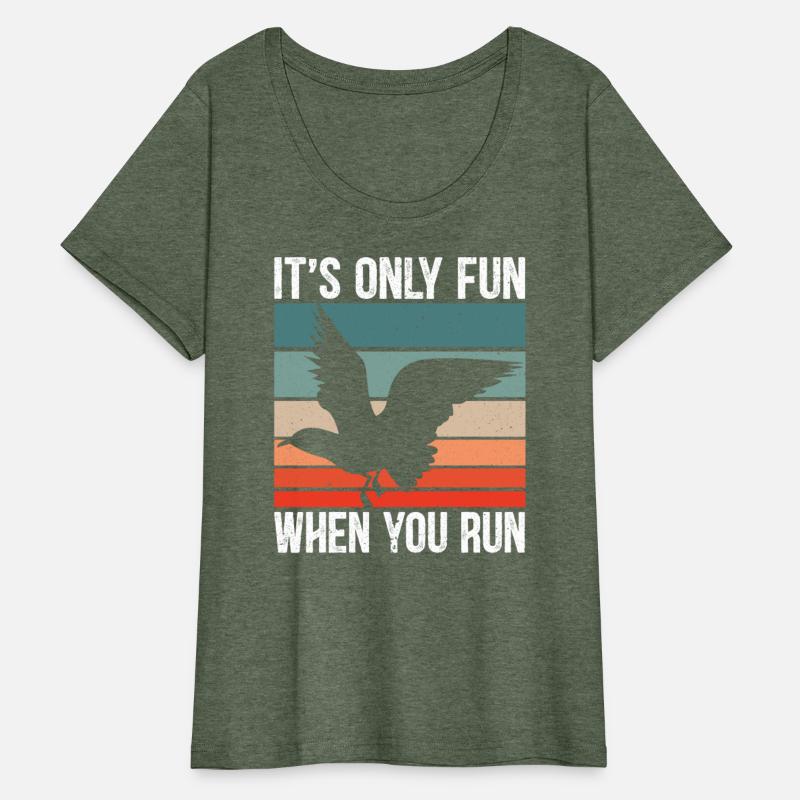 It's Only Fun When You Run Seabird Gull Seagull