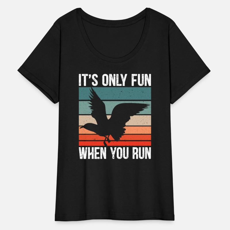 It's Only Fun When You Run Seabird Gull Seagull