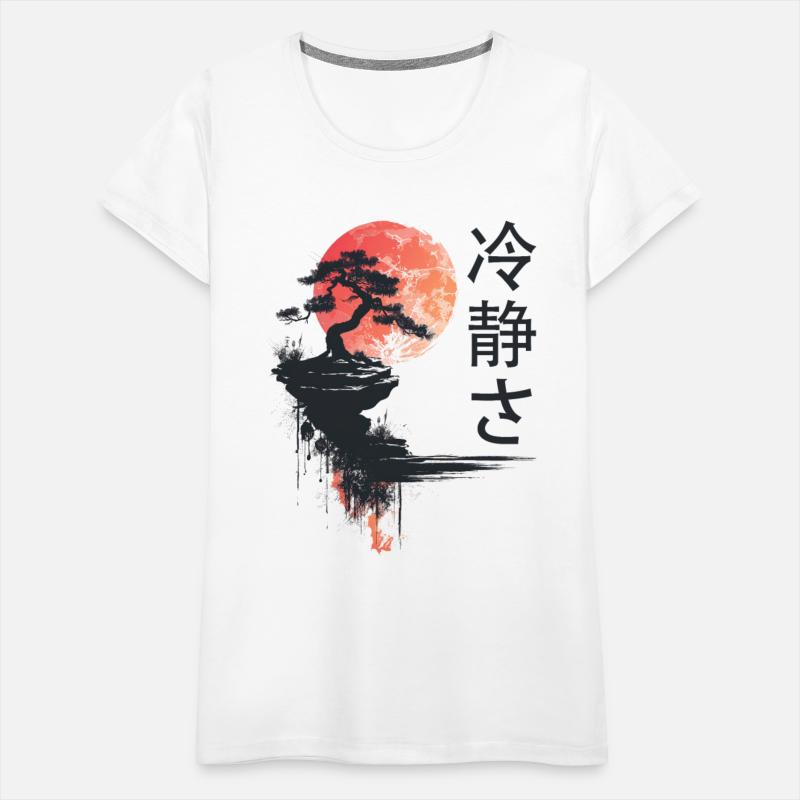 Japanese Landscape Calmness Bonsai Tree Aesthetic