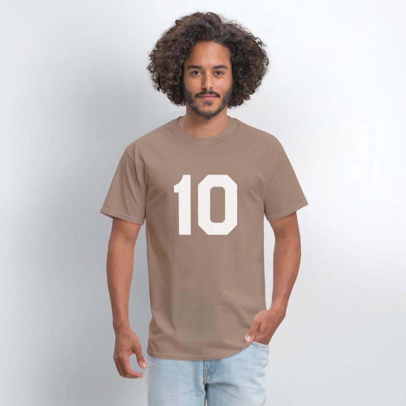 Jersey Number 10 Ten Athletic Sports