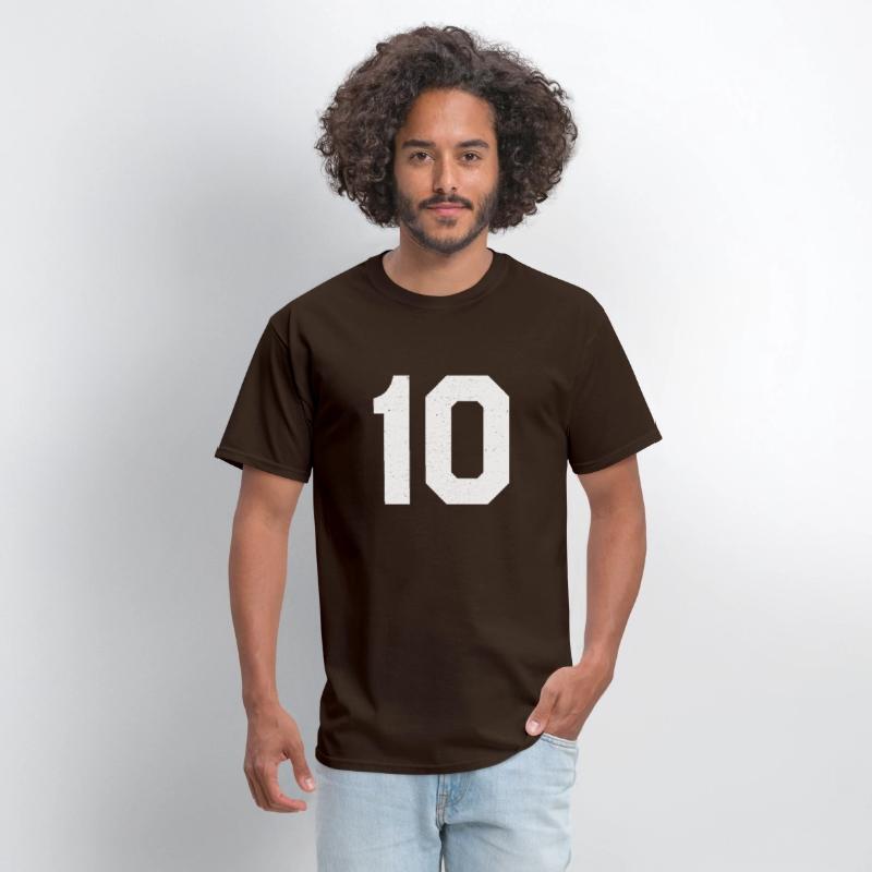 Jersey Number 10 Ten Athletic Sports