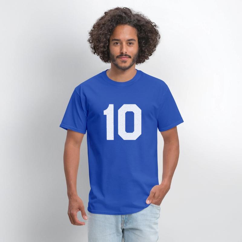 Jersey Number 10 Ten Athletic Sports