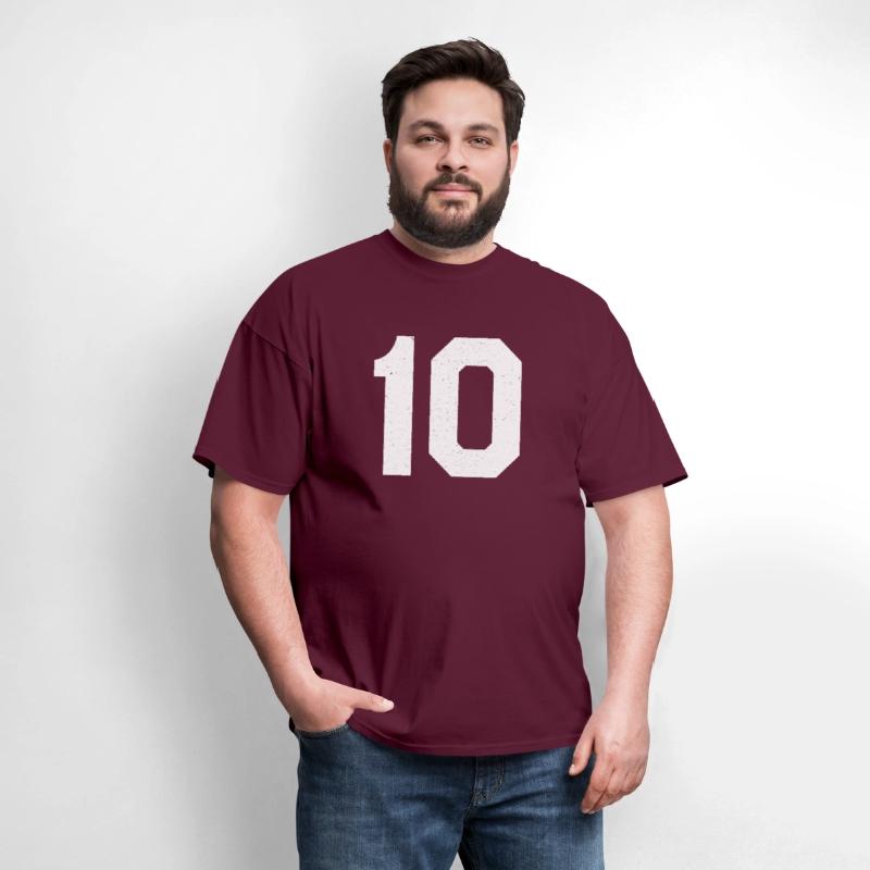 Jersey Number 10 Ten Athletic Sports