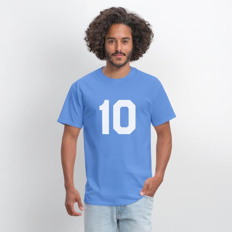 Jersey Number 10 Ten Athletic Sports