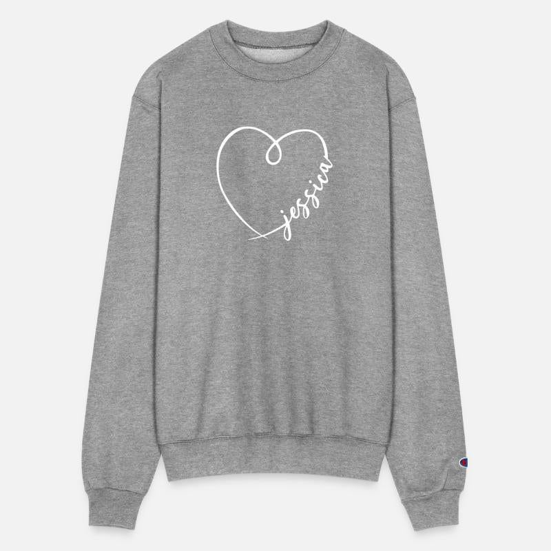 Jessica Name Heart Calligraphy