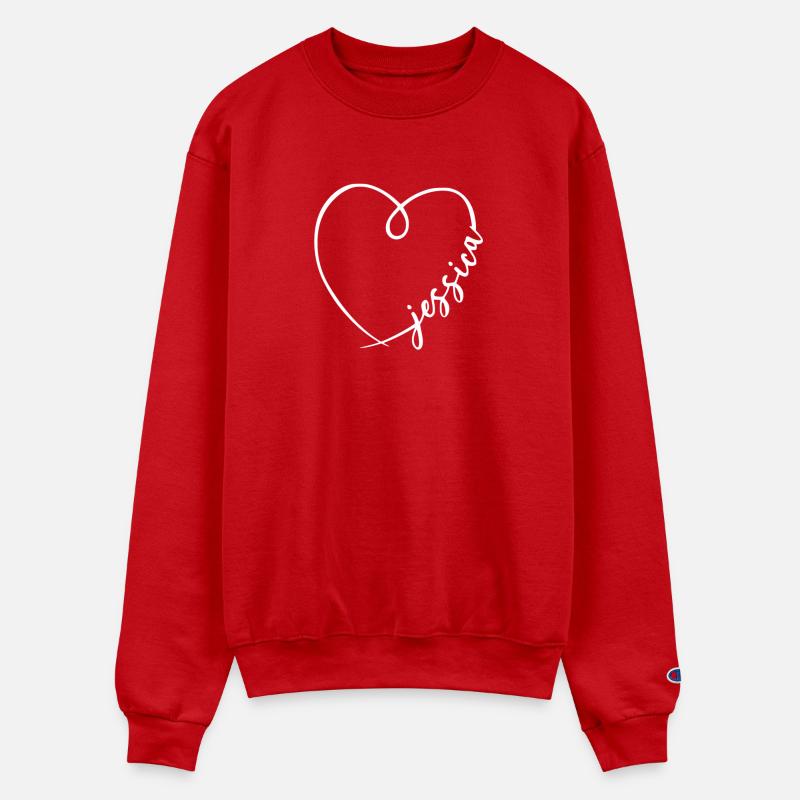 Jessica Name Heart Calligraphy