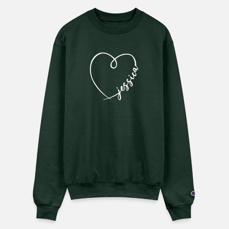 Jessica Name Heart Calligraphy