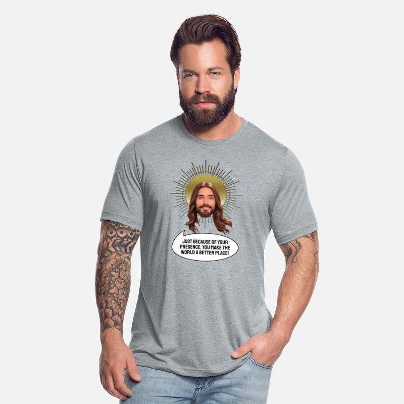 Jesus head with comic speech bubble