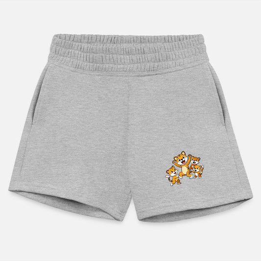 Jubilant Jaguarundi Playing with Siblings