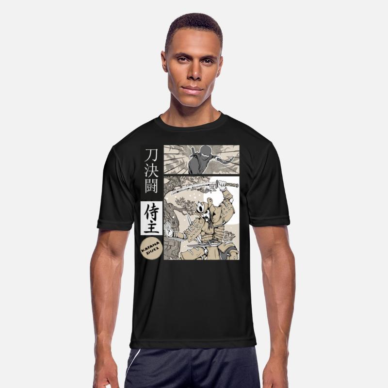 Katana Samurai Vs Ninja Warrior Comic Strip style