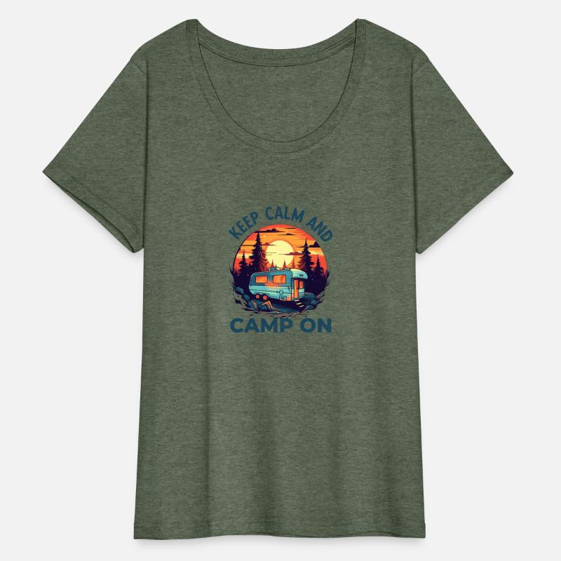 Keep Calm and Camp On Camping Hiking