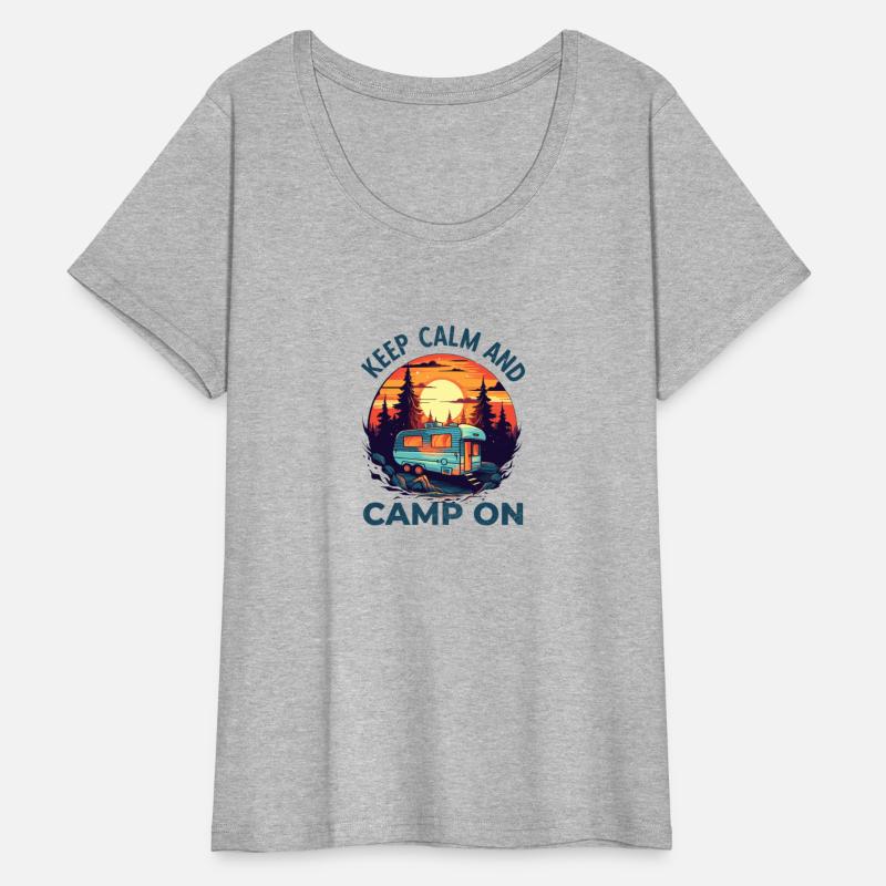 Keep Calm and Camp On Camping Hiking