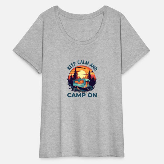 Keep Calm and Camp On Camping Hiking