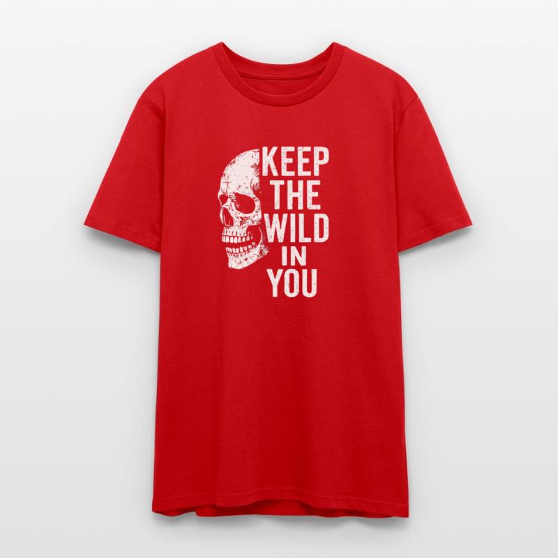 Keep the Wild in You Skull T-Shirt