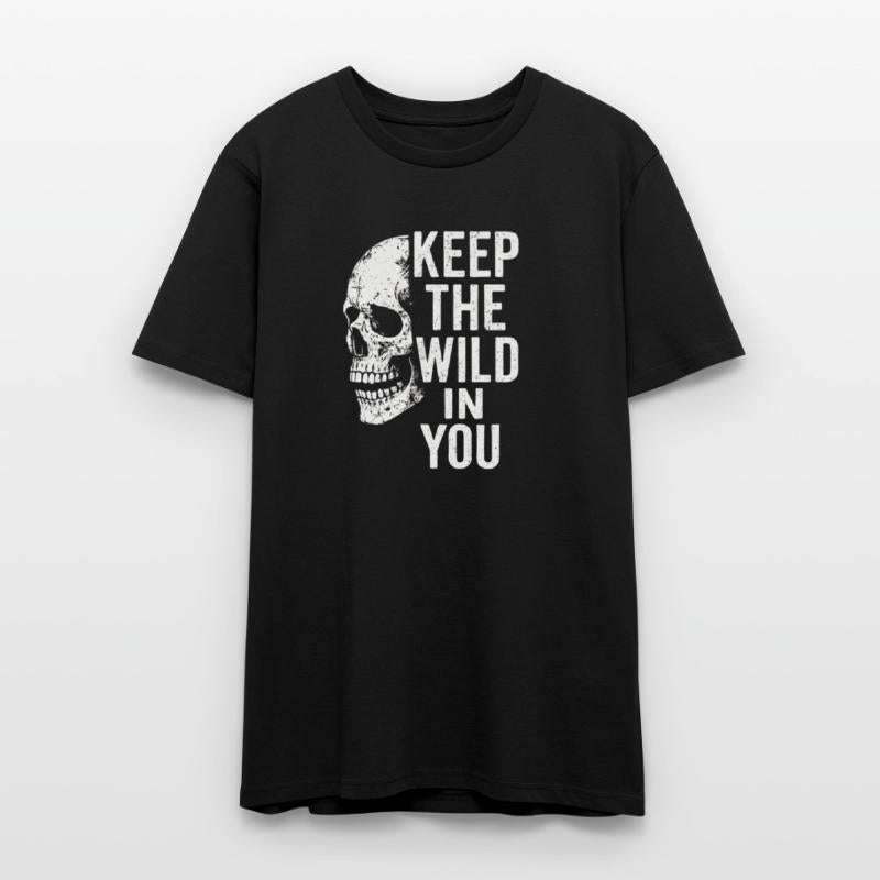 Keep the Wild in You Skull T-Shirt