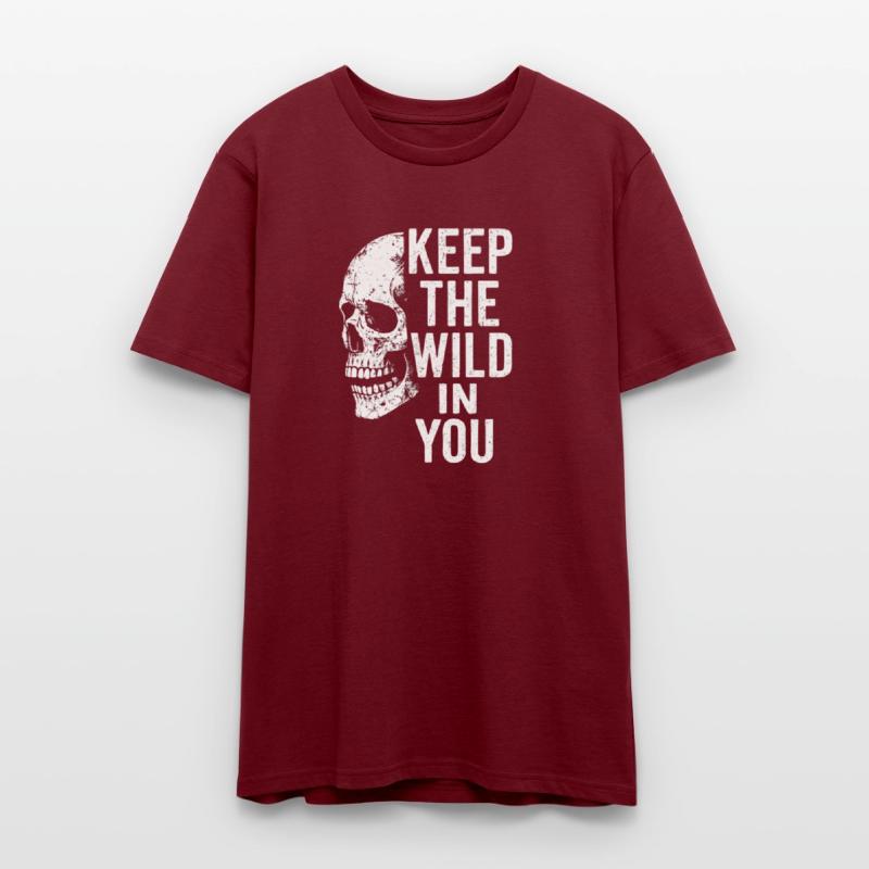 Keep the Wild in You Skull T-Shirt