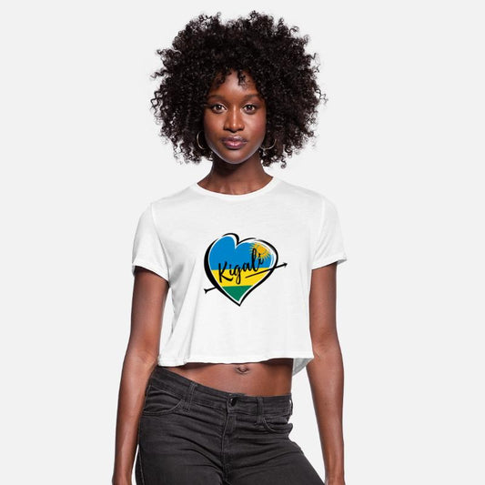 Kigali Love Rwanda Flag Heart