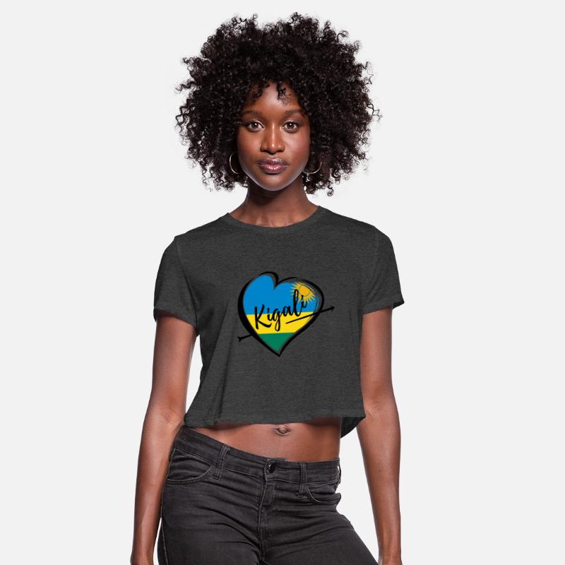 Kigali Love Rwanda Flag Heart